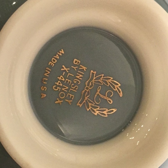 LENOX  KINGSLEY X- 445 MADE IN USA COLLECTIBLE 5 PIECES DINNERWARE FOR 1 - Picture 7 of 9